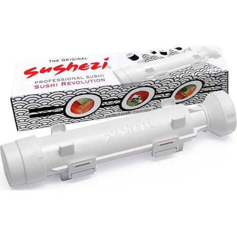 Sushezi© Bazooka, Machine à sushis et makis à piston, idéale pour les sushis parfaits (1/3)
