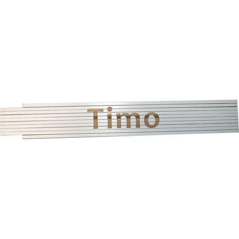 Zollstock Timo 2 m weiß Zollstock