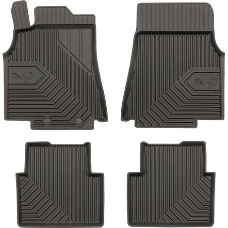Tapis de Sol de Voiture pour Mercedes-Benz Classe A W169 2004-2012 TPE Noir 4Pcs (1/5)