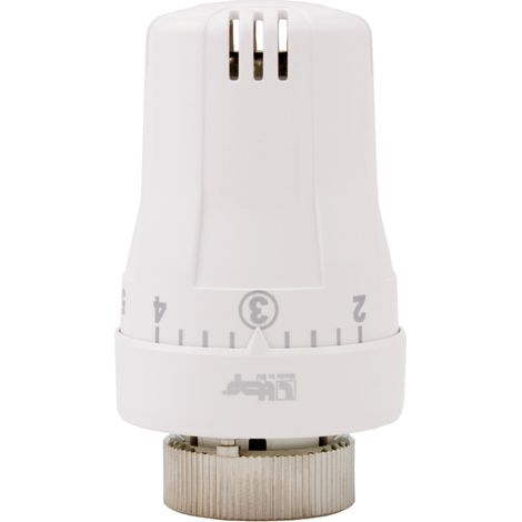 Schläfer 37070100 I Valvola Termostatica per Termosifoni ITAP, Testina di Comando per Radiatore Sensibile a liquido Manopola con Regolazione intervallo Temperatura 0-28 C - Ghiera in Plastica (1/5)