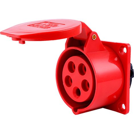 MIMOSON-CEE industrial socket female socket 3P+T+N 16A 415V IP44 IEC-60309 surface (1/5)