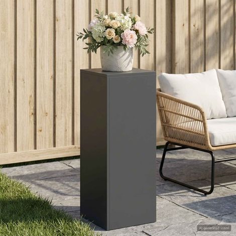 vidaXL Plant Stand Anthracite 30 x 30 x 80 cm Stainless Steel (1/5)