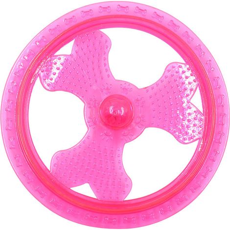 jouet pour chien rose à voile (1/3)