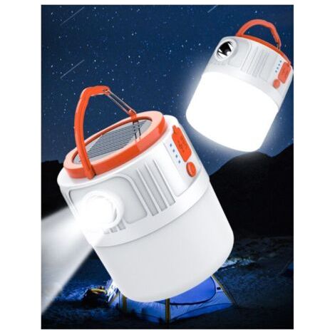EMNT Lanterne Camping LED, 15000mAh Lampes Rechargeable avec 6 Modes d'Éclairage, Alimentation de Secours, Imperméable Lumières pour Tente, Camping, Pêche, Randonnée (1/5)