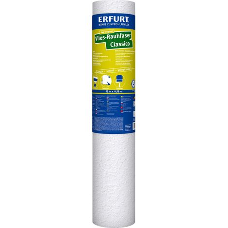 Erfurt Vlies Rauhfaser Classico 15x0,53 m Tapete Raufaser Vliesrauhfaser