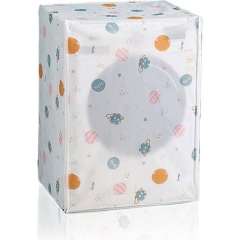 1 x Housse de machine à laver, housse imperméable pour machine à laver et sèche-linge, housse de protection extérieure anti-âge et solaire pour tambour de machine à laver et de sèche-linge (1/5)
