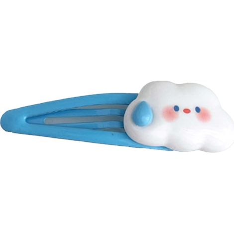 Pince à cheveux étoile en gelée nuage, douce et adorable, pince à cheveux girly, pince bec de canard, pince griffe, élastique à cheveux, accessoire pour cheveux d'écolière, pince BB nuage (1/5)