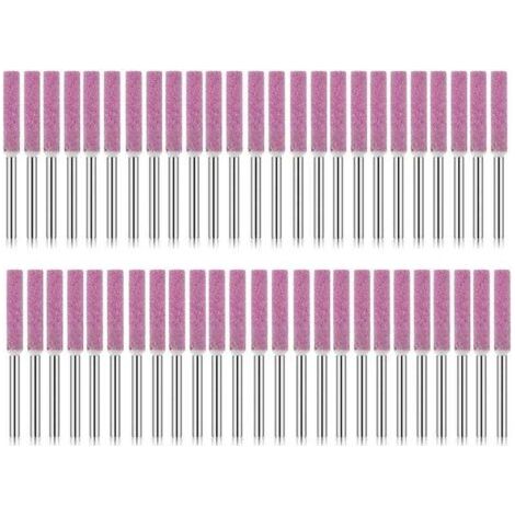 BUNTHAUS PA Lime À Meuler 50 Pièces Pour Affûteur De Tronçonneuse 4 Mm (1/4)