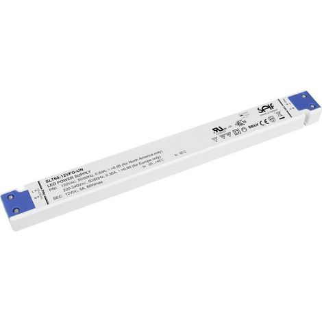 Driver LED gris-azul 60 W 12 V DC Self-electronics
