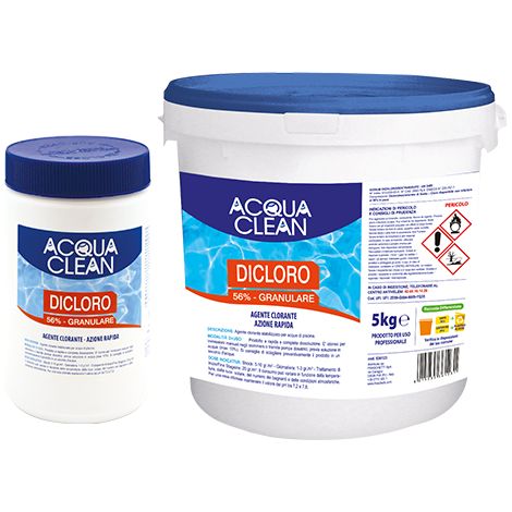 DICLORO GRANULARE ACQUA CLEAN KG.5