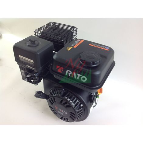 Motore completo RATO R210 212cc albero orizzontale cilindrico 3/4 - 19,05 avv. metallico (1/4)