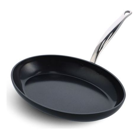 GreenPan Barcelona Pro Fischpfanne 33cm Schwarz