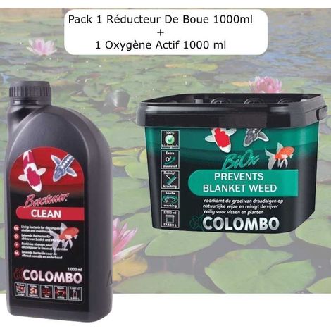 Pack Réducteur De Boue, 1000 ML + 1 Oxygène Actif,1000 ml Pour Bassins De 12500L (1/5)