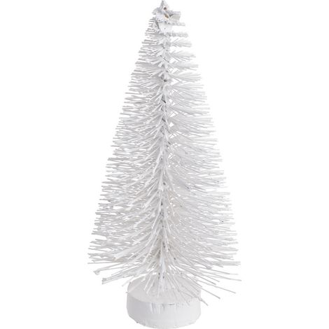 Árbol de Navidad blanco de 15 cm  41CAN9D1166-15WH