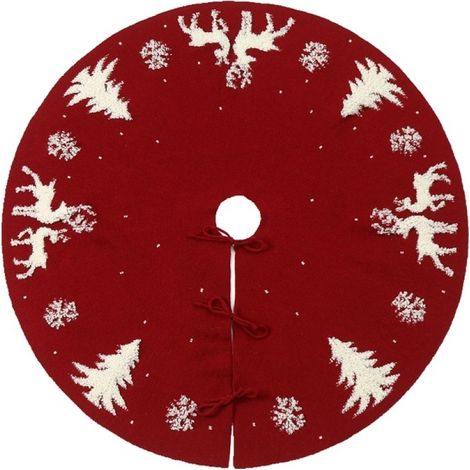 Faldón Para Árbol De Navidad - Tapete Redondo Para Base De Árbol - Ideal Para Decoración Navideña - 1 Unidad (1/5)
