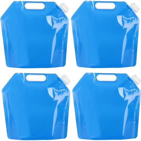 Botella de agua plegable de 5 litros, cubo y bolsa de almacenamiento (1/5)