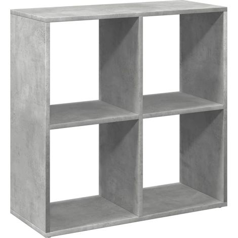 Maison Exclusive - Raumteiler-Bücherregal Betongrau 69,5x29x69,5