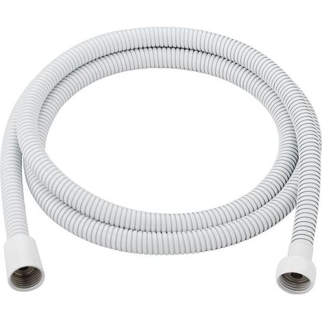 Tuyau flexible de douche 2m en acier inoxydable – Connecteur G1/2 standard – Conception anti-torsion – Résistant haute pression et température (1/2)