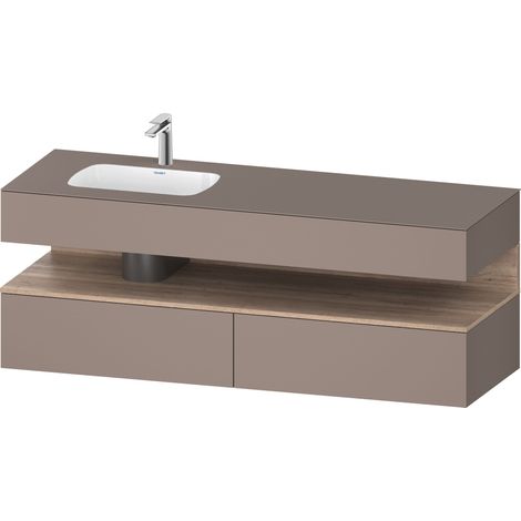 Lavabo empotrado Collection One de Duravit con base de lavabo (1/2)