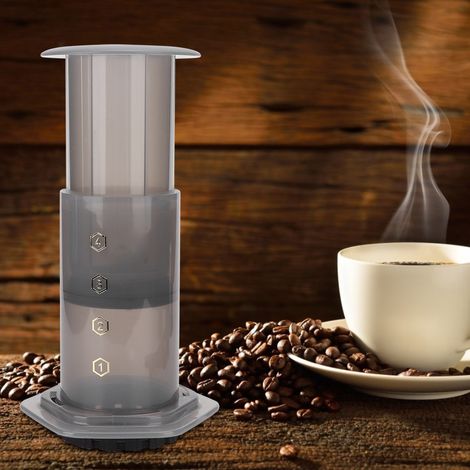 240 ml tragbare Kaffeemaschine aus Kunststoff für Haushalt und Büro mit 400 Filterpapier (1/5)