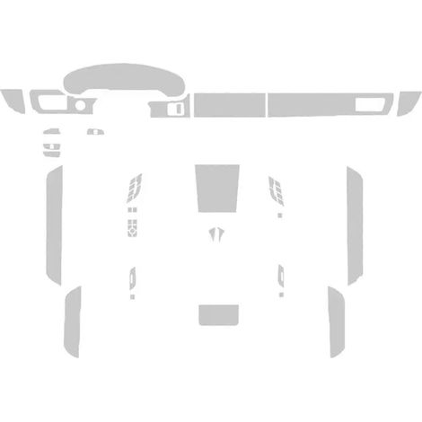 Film TPU anti-rayures pour écran de navigation intérieur de Toyota Taycan 2020-2024 (1/4)