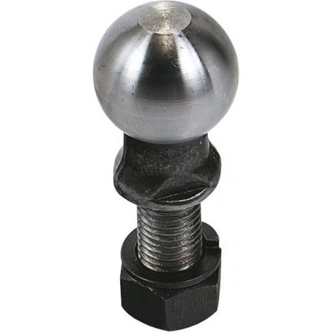 Rotule diamètre 50mm en acier forgé avec filetage diamètre 24mm