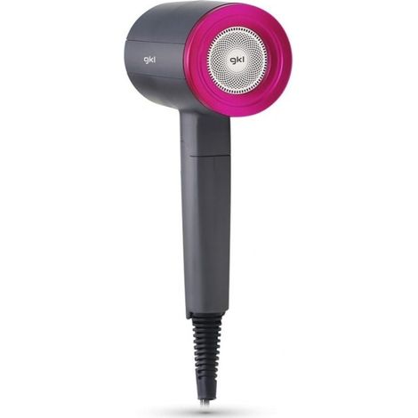 Secador GKL TOPAZ S2100/ 2200W/ Iónico/ Rosa y Gris