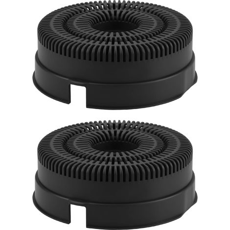 Lot de 2 filtres à charbon CFC0038000 pour extracteur de cuisinière 142 mm Compatible avec ERA-STD-80 ELITE 14 ERA GR (1/5)