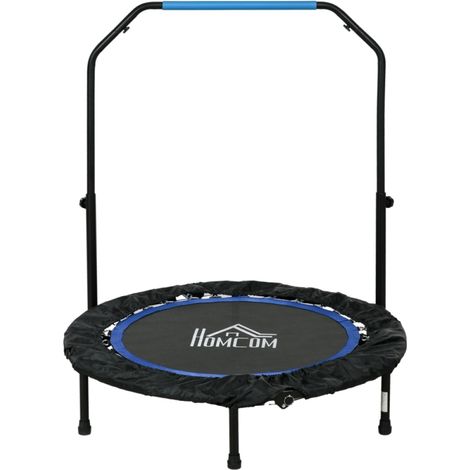 À la maison ou en extérieur, gardez une pratique stable avec ce trampoline de fitness pliable à poignée réglable (1/5)