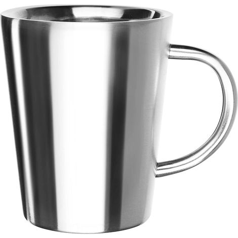 2x Tasses En Acier Inoxydable - 320 Ml Chacune Tasse Thermique - Tasse Thermique Incassable - Tasse Isolante Double Paroi (1/5)