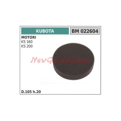 Luftfilter KUBOTA Motor KS 160 200 022604