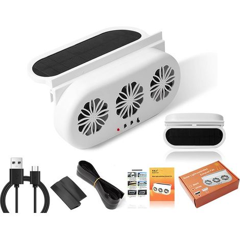 Générique Ventilateur de Toit Solaire pour Voiture, Extracteur (1/5)