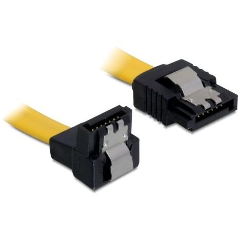 SATA Kabel droit  gewinkelt Verwendung:  Embout von SATA-Festplatten / -Laufwerken ans Mainboard
