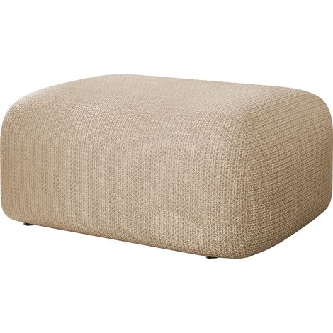 Pouf Doctral, Lima 46, 38x55x70cm, Diamètre: 0, Tissu, Pieds: Plastique, 0 (1/4)