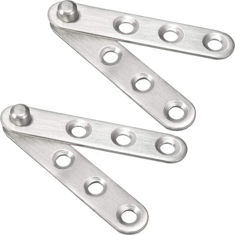 Charnière Pivot Porte Acier Inox 60x11mm 360° Tournante 2pcs (1/5)