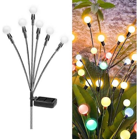2 guirlandes lumineuses solaires lucioles pour Noël, jardin extérieur, étanches, pelouse, non spécifiées-AquaForge