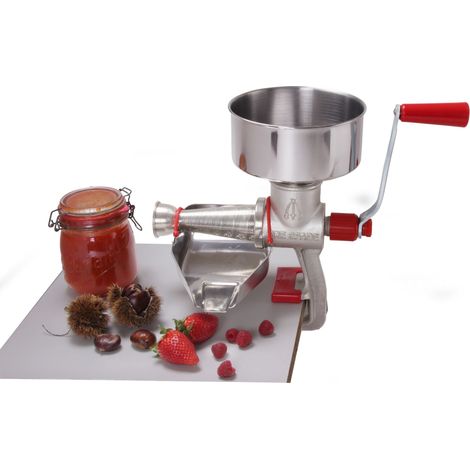 Epépineuse presse tomate et fruit manuelle fonte et inox