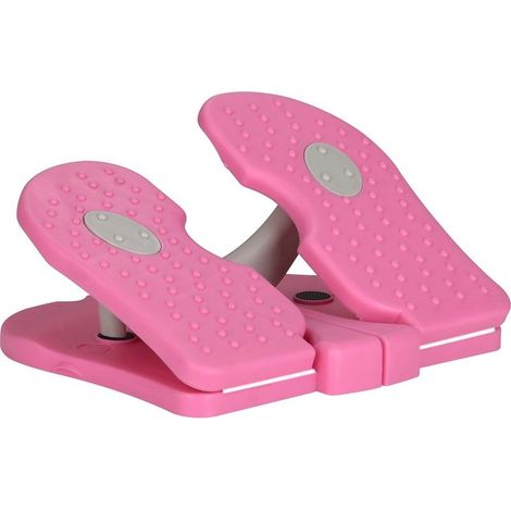 Steppers for exercise, Mini Stepper Foldable Foot Peddle Under Desk Exercise Step Physiotherapie Leg Exerciser Mini Fitness Stepper(pink) (1/5)