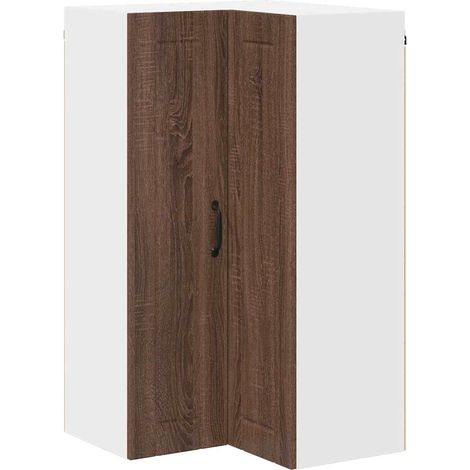 Meubles de Rangement,Armoire de cuisine avec étagère Chêne brun 57 x 57 x 100 cm CFW239470 (1/5)