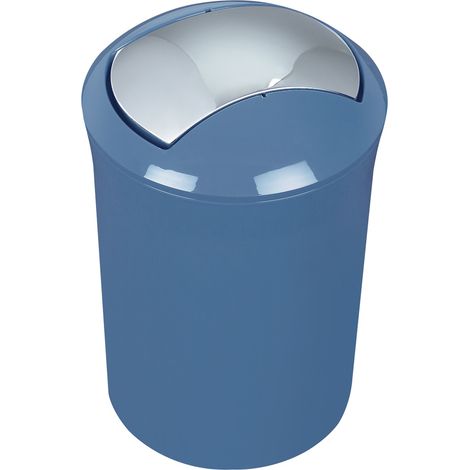 Poubelle à bascule PS SYDNEY 5L Bleu Denim Spirella (1/5)