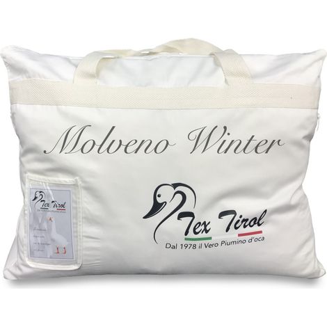 DUVET D'OIE TEX TIROL © MOLVENO HIVER 80% DUVET D'OIE ET 20% DE PLUMES D'OIE Cm. 155X200