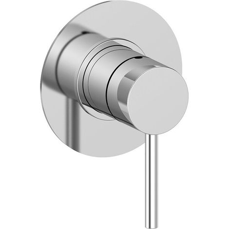 Miscelatore doccia ad incasso cromo in ottone con leva monocomando slim Alba (1/2)