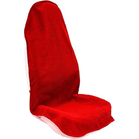 Housse de siège en tissu lavable en machine, imperméable, anti-transpirante et ultra-absorbante pour voiture (rouge) (1/5)