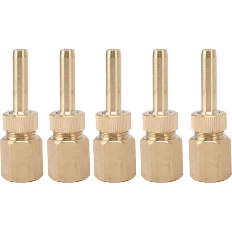 Buse de fontaine, tête d'arrosage de pulvérisation d'eau, Jet de pont en laiton pour piscine, Injection directe, filetage intérieur G1/2 pouces, 5 pièces (1/5)
