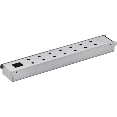 RÖSLE box per affumicatura VIDERO, per un aroma di affumicatura della carne, per affumicatura su barbecue a gas, acciaio inox 18/10 (1/5)
