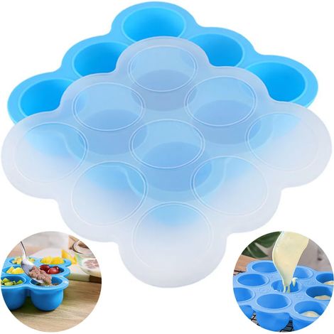 Silikon-Behälter zur Aufbewahrung von Babynahrung im Gefrierschrank, mehrteiliges Design (1/5)