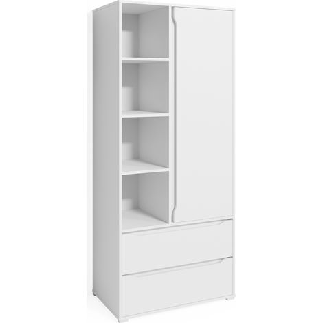 Armadio multifunzione Ruben, Bianco, 80 x 189.9 cm, Vicco (1/5)