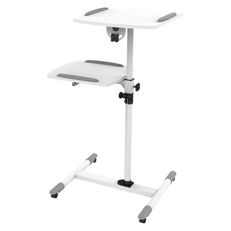 Supporto da pavimento per proiettore Vivolink VLPS100, colore bianco. (1/5)