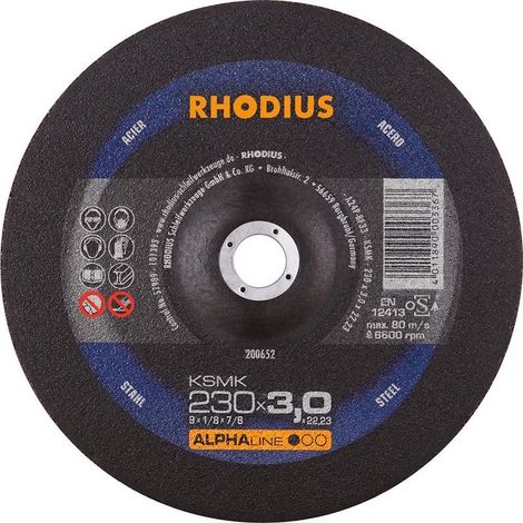 Rhodius Disco de corte 230 mm estándar (1/5)