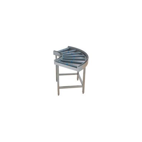 Courbe à 90° à rouleaux